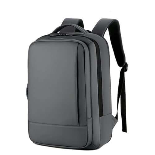 Clear Backpack 1 Pcs Expandable Travel Backpack Business Casual Men's Backpack with water resistant Fabric for Daily Commuting(Gray)