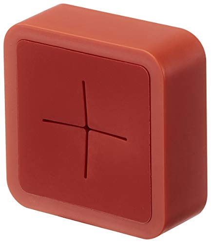 山崎実業(Yamazaki) マグネットキッチンタオルホルダー レッド 約5.5X2.3X5.5cm アクア レッド 4135