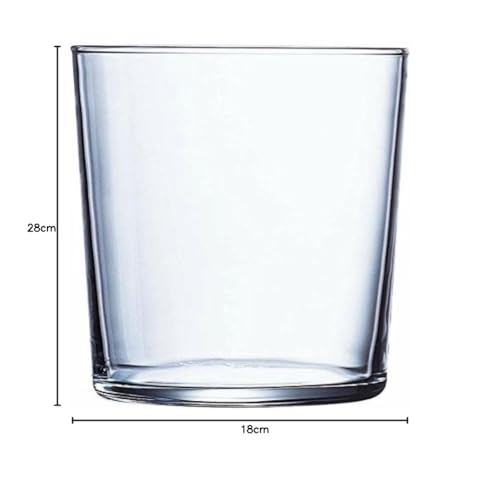 Miniatura 8 de Luminarc Gorbea Vasos De Vidrio, 6 Sidra, 6 Pinta, 6 Chiquito , Transparente, Surtido De 18 Piezas