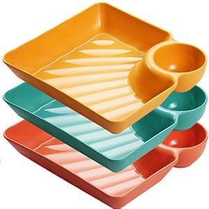 Image of Elegant Dinnerware Set, Plates, Bowls, Baskets, Trays for Parties, Weddings, Birthdays Multicolor (3)