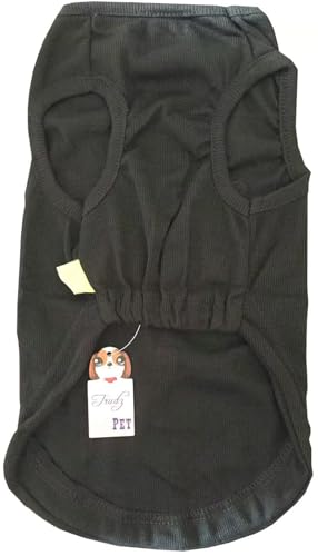 Hundehemd Kleidung Hund T Shirts Lieben Mich Baumwolle T Shirt Hund Tank Top Sommer Coole Weste für Kleine Hund Mittlere Welpen Katze (Schwarz, XXS)