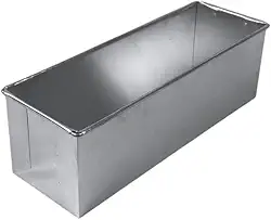 FORMA RETANGULAR PARA BOLO E PÃO CASEIRO 30X10X10 ALUMÍNIO