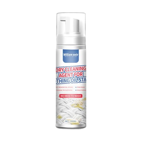 Eliminador de manchas de lavandería en seco - Spray quitamanchas para ropa, quitamanchas de tela | Limpiador de manchas de aceite de ropa, spray quitamanchas instantáneo, cuidado en seco para ropa
