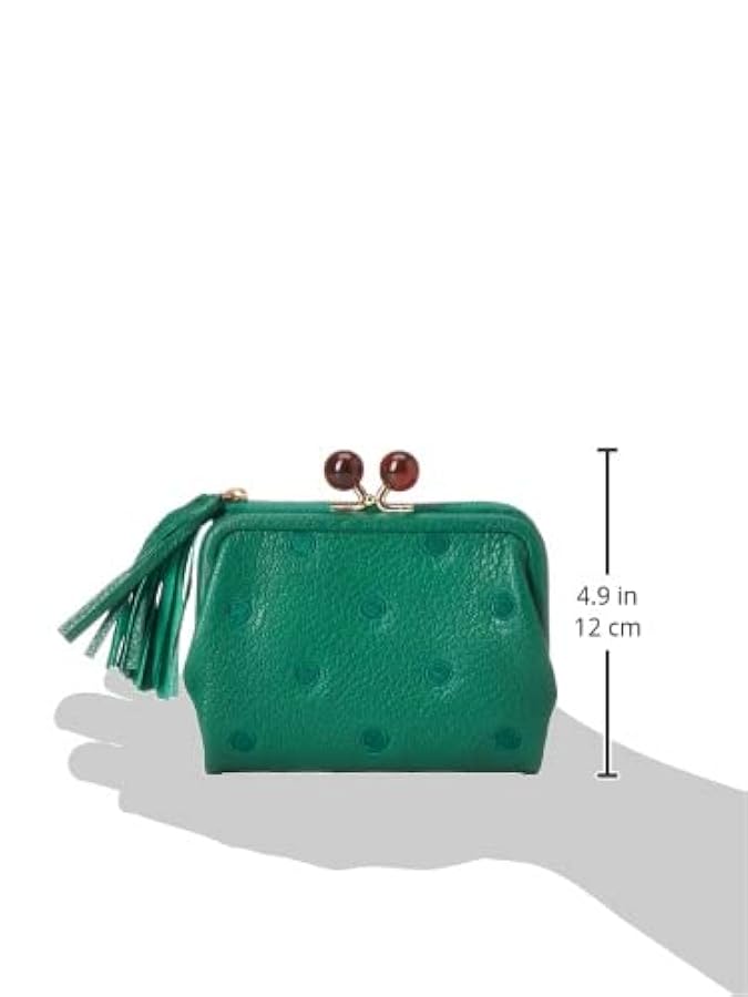 【美品】ペルケ　ガマ口　二つ折り財布　シャンパンゴールド Amazon | [ペルケ] アクリル玉がま口2つ折り財布 財布