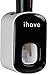 iHave Distributeur de dentifrice mural pour salle de bain - Presse-dentifrice automatique - Noir