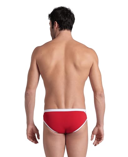 Image of ARENA Men's Icons Solid Swim Briefs Professional Training Swimsuit Sports Trunk