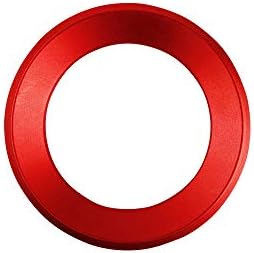 CARFIB Steering Wheel Decals Stickers for VW Volkswagen Accessories Parts JETTA PASSAT GOLF TIGUAN ARTEON ATLAS Emblem Logo Caps Covers Car Interior Inside Decoration Men Women Aluminum Alloy Red