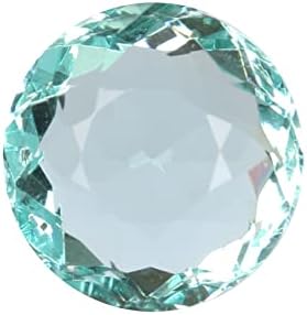 REAL-GEMS Round Cut Blue Aquamarine Loose Gemstone Perfect For Jewlery Making 70-80 Ct. Approx
