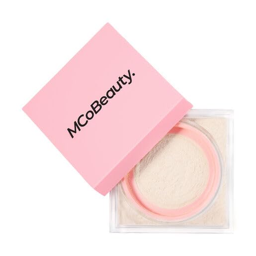 MCoBeautyLoose Powder Cool & Set - Translucent, Finely Milled Water-Based Setting Powder, Vegan, Cruelty Free Cosmetics