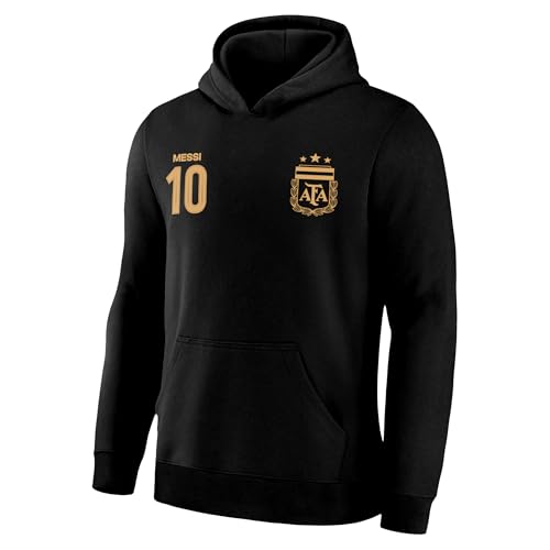 Image of Icon Sports Officially Licensed Argentine Football Association Lionel Messi Pullover Hoodie - Unisex Kids