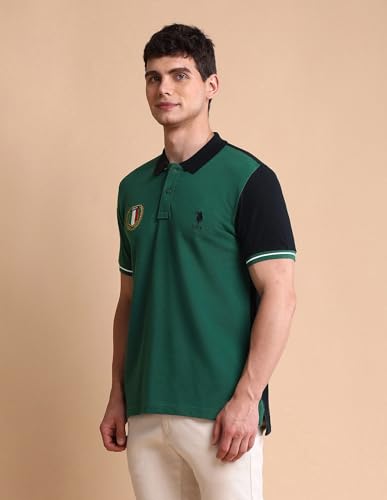 Image of U.s.Polo Association Men's Slim fit Iconic Number Polo Shirt