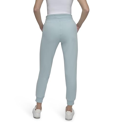 DKNY Women's Logo Drawstring Fleece Jogger Sweatpant4