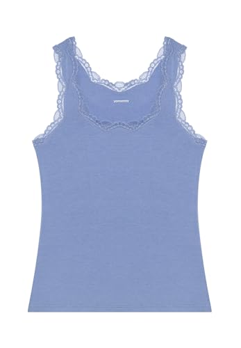 Débardeur modal et soie doux : top denim femme anti-irritation