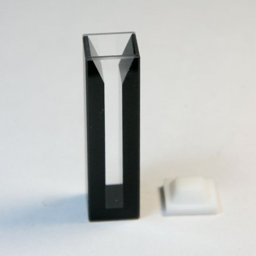 Micro Quartz Cuvette, Black, 1.4ml, Spectrometer Cell