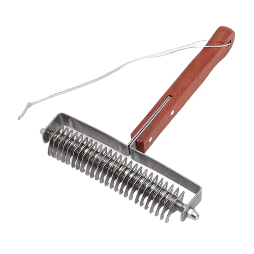 Undercoat Deshedding Rake Aço Inoxidável Pesado 25 Blades Brush Premium de Higiene para Cuidar de Ca