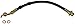 Dorman H620535 Rear Driver Side Brake Hydraulic Hose Compatible with Select Nissan Models