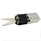 Yidubid K12-K56 Cesoie Pneumatiche Ad Aria, Regolabili Ad Alta velocità Automatiche Cesoie Ad Aria Forbici Taglierina per Tessuti Corda Elastica Plastica Lamina MetallicaBlack, K56