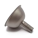 TITAN MANIA(チタンマニア) じょうご 漏斗 チタン製 ミニ 超軽量 細口 口径 8mm ロウト ロート スキットル アルコール 焼酎 ウイスキー オイル ペットボトル 錆びない 収納袋付き