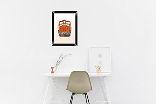 Amazon.co.jp: 鉄道絵画インテリア トレインアート カラーグラフィック