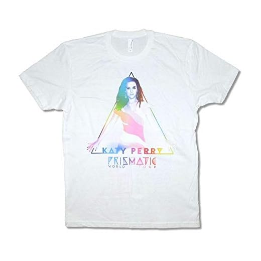 Katy Perry Prismatic Tour R-MC Mens White T Shirt New Adult white 3xl