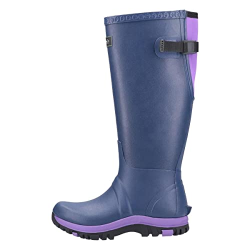 Bottes de pluie ajustables Cotswold Realm pointure 37 bleu pourpre