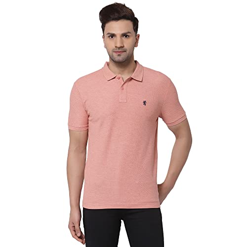 Image of Red Tape Men Red Collared T-Shirt