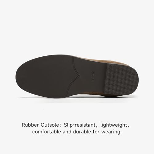 Image of BEAU TODAY Suede Tassel Loafers for Women, Slip On Flats Shoes Women Comfortable, Lightweight Ladies Loafers Shoes Dress Casual Business Driving Moccasins for Work