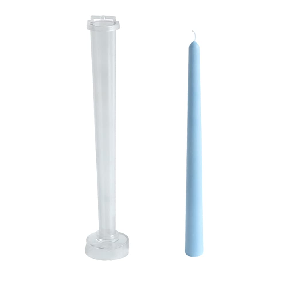 PC Taper Candle Molds | 3D Tapered Candle Handmade Candle Making Moulds | Long Candle Mould | Classic Tall Taper Mold | Crafting Supplies for Wedding Dinner Candles Making