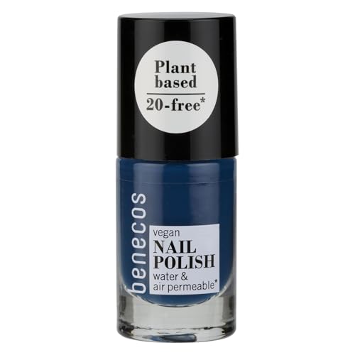 Benecos - natural beauty 95059 Esmalte de uñas - 8free - permeable al agua - 5ml - azul nórdico