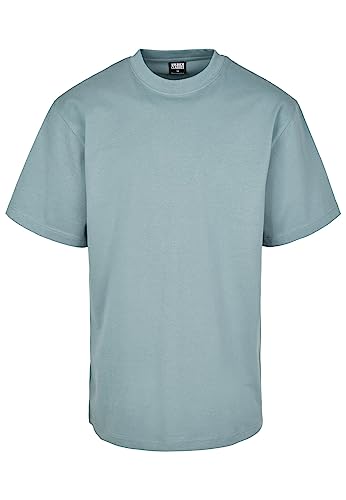 Urban Classics Camiseta básica de Manga Corta de Hombre, Cuello Redondo Normal, de algodón Grueso, Largo Oversize, Distintos Colores, Tallas S-6XL