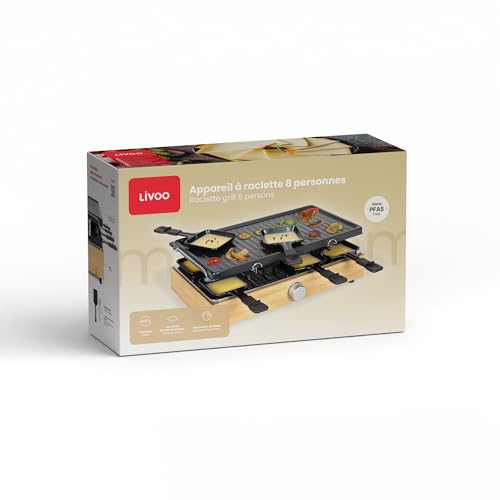 Livoo Appareil à raclette 8 personnes DOC336 - vue 8