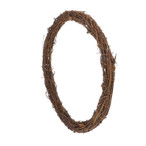 TOYANDONA Guirnalda De Rattan De Rama De Sarmiento para Decoración Marco Decorativo para Fiestas y Celebraciones Material Natural y Flexible para Manualidades Año