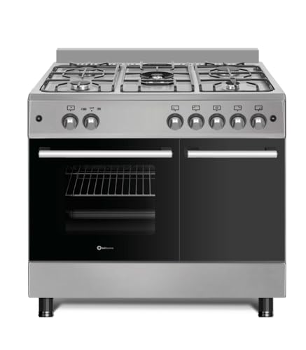 SOLTHERMIC F9LT50G2IX COCINA GAS PORTABOMBONA ACERO INOXIDABLE / 5 FUEGOS (1 WOK-DOBLE) / HORNO / **ENTREGA A DOMICILIO Y RETIRADA DEL USADO GRATIS/ALTA GAMA