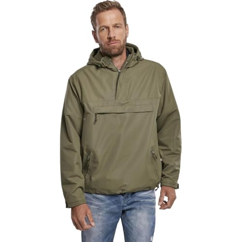 Image of Men's Fleece-Lined Quarter Zip Windbreaker Pullover