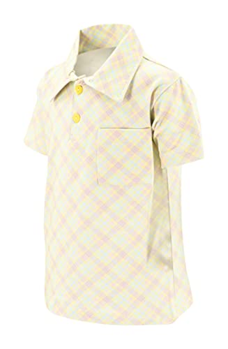 Image of Unique Baby Short Sleeve Collared Boys Polo Shirt, Toddler Kids Polo Shirts