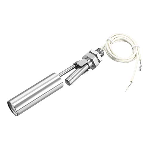 Sourcingmap Stainless Steel Float Switch for Water Pump Tank Swim Pool Garden Pond Liquid Water Level Sensor M10 120mm Length