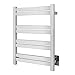 WarmlyYours TWS6-MPL08PH 8-Bar Maple Electric Heated Bath Towel Warmer Rack, Hardwired, Wallmountable, Stainless Steel, Polished