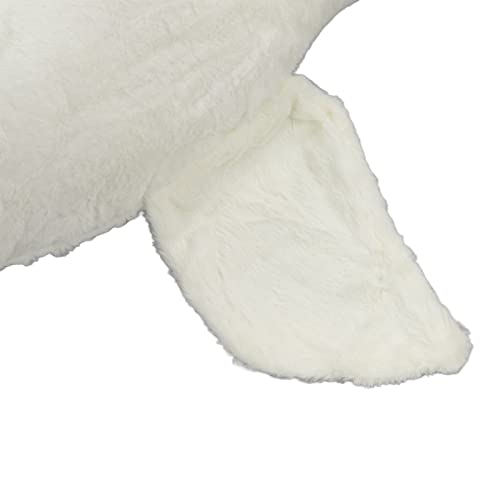 Peluche d'oie mignonne blanche de simulation modèle doux #4