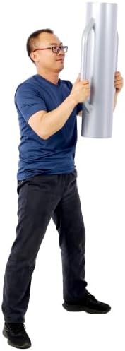 LuckyNote Iron Fence Post Driver, 37LB Metal Fence Post Driver with Handle, Heavy Duty T Post Pounder Rammer for Installing Fence Post