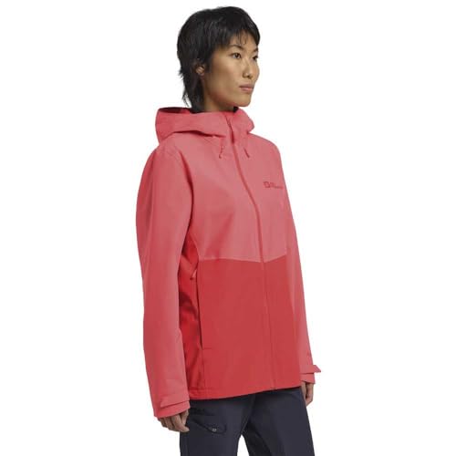 Veste imperméable et respirante Jack Wolfskin Weiltal 2l JKT W corail S