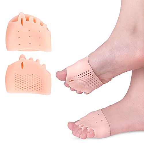 2Pcs Bunion Corrector Hallux Valgus Corrector Relief Pain Toe Separators Pedicure Tool Bone Thumb Orthopedic Braces Foot Protector Splint (Army Green L)