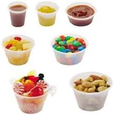 TRANSLUCENT 1 OZ. PLASTIC SOUFLE CUP 20/250