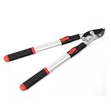 Tree Loppers for Heavy Duty Pruning – Adjustable Telescopic Handles (20-29 Inch), Sharp SK5 Steel Blades, Long Handle Garden Shears for Tree Branch Cutting and Trimming