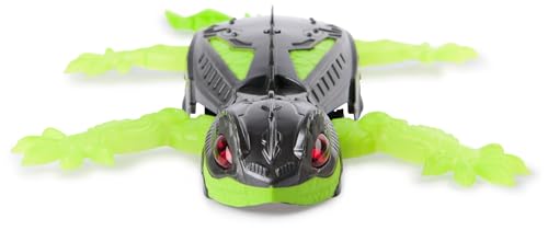 Hex Bots - Gecko Radiocommandé Qui Rampe Sur Le Sol Et Les Murs - Lézard Télécommandé Avec Yeux Lumineux - Pilotage Facile - Câble USB Inclus - Jouet Enfant 4 Ans et +