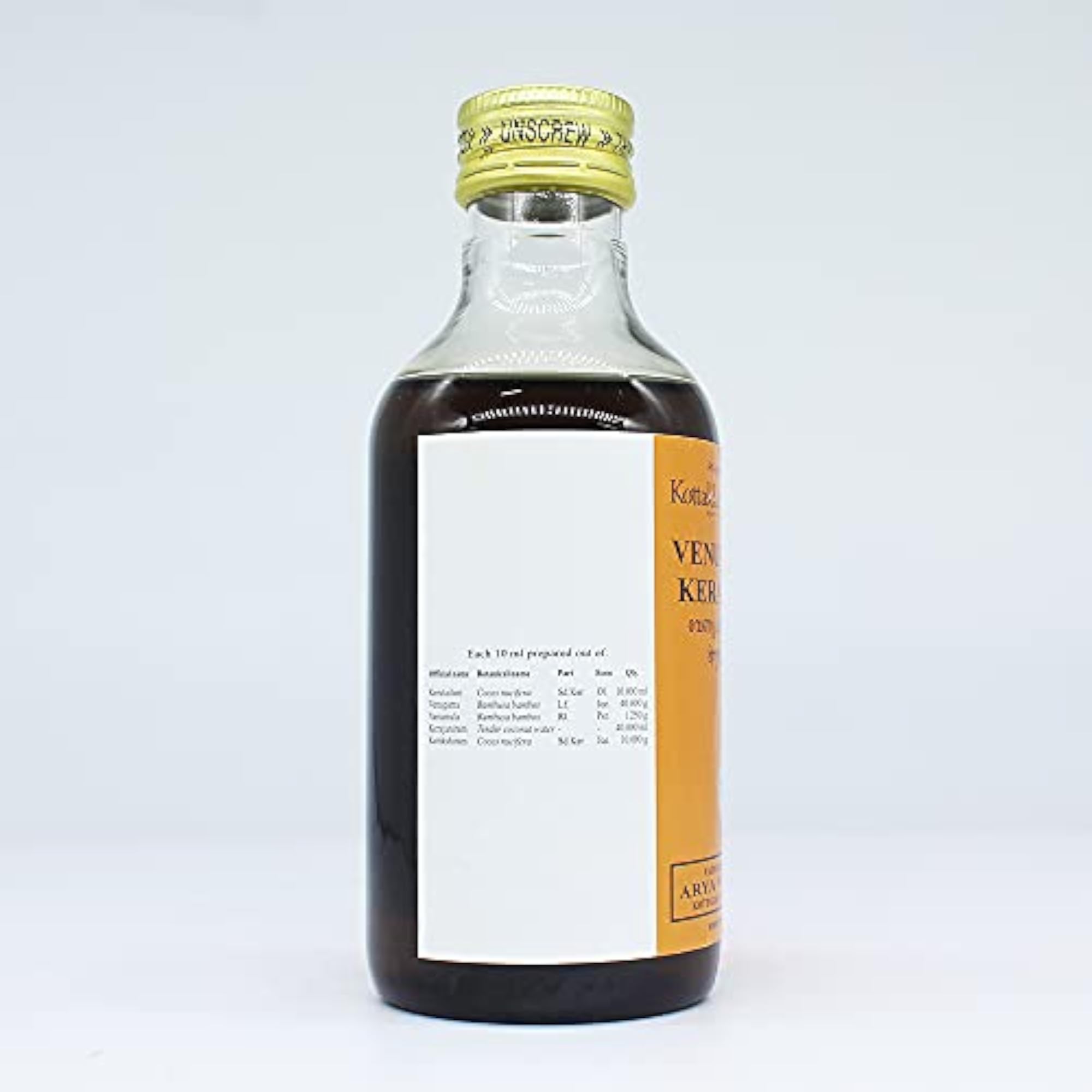 Venupatradi Kera Tailam Herbal Oil, 200ml Pack