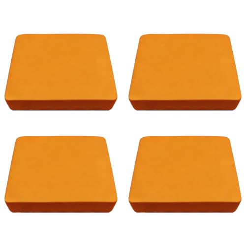 KPFILEH 4PCS 400g Car Clay Bar, Magic Auto Detailing Clay Bar Kit, Non-Scratch Washing Clay with Strong Adsorption, Universal Car Paint Glass Cleaner for SUV RV Truck Motorcycle (Orange)