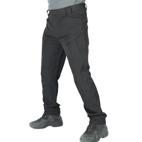 Genérico Pantalones de Trabajo para Hombre Pantalones para Exteriores con Bolsillos Atletismo Jogging Trousers cómodos y Transpirables Trekking Cargo Pants Otoño Inviernos Elásticos Jogging Pantalón