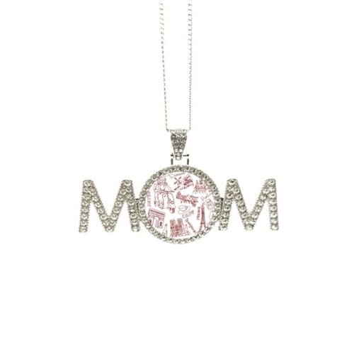 Collier Tour Eiffel pendentif Arc de Triomphe bijou Fête des Mères M