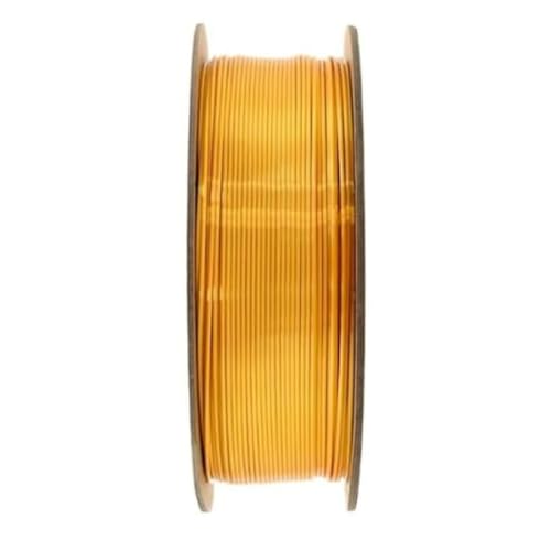 Image of eSUN 1.75mm Silk PLA 3D Printing Filament Yellow | Premium Silk PLA Filament for FDM 3D Printer with 1KG Net Weight Spool