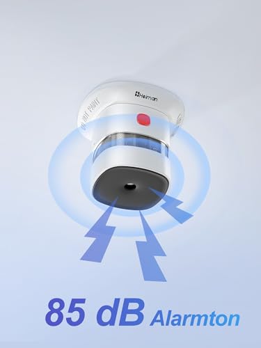 Heiman Mini Rauchmelder 5er Set – Red Dot Design Award, 10 Jahre Batterielaufzeit, EN14604, TÜV,...